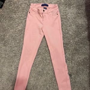 Girls Pink Jeans